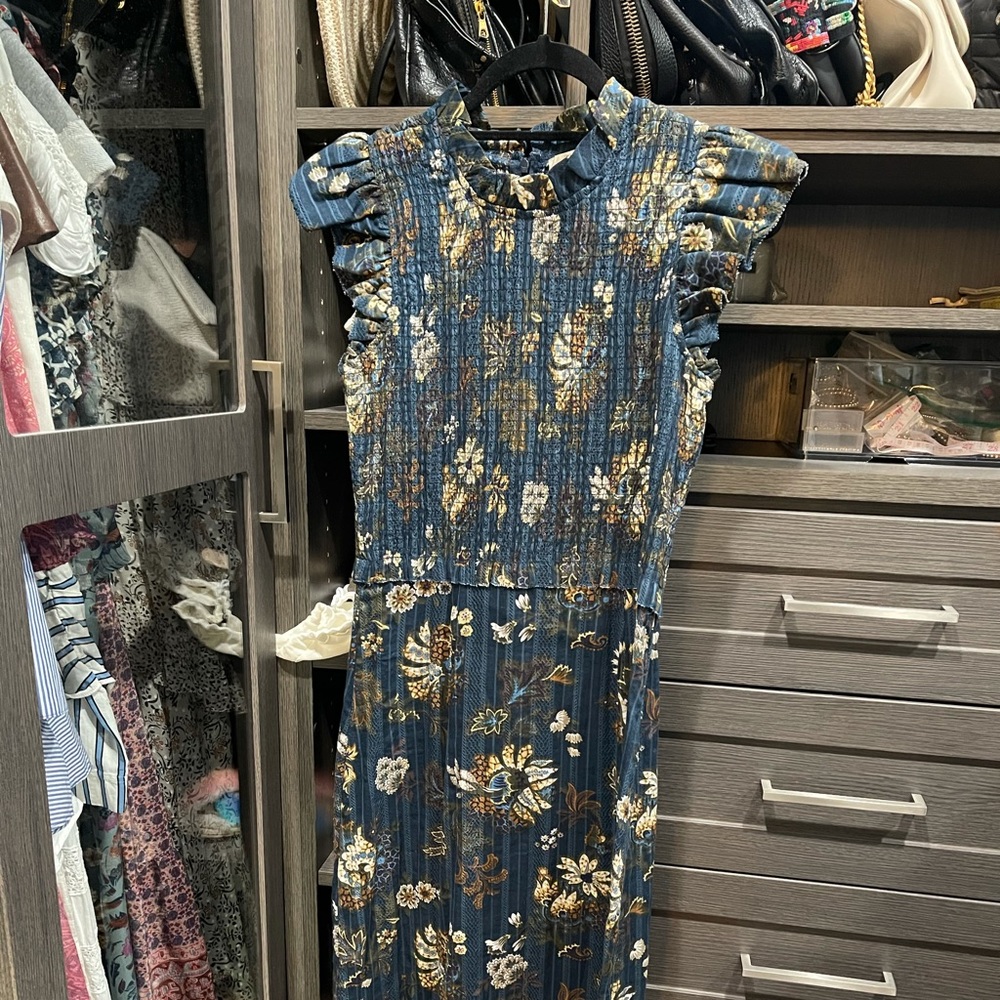 Sea floral dress
